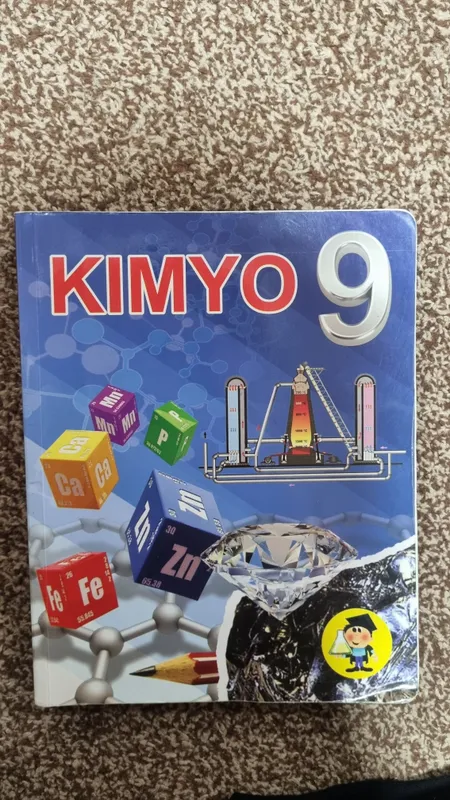9-sinf kimyo darslik kitob chizilmagan yozilmagan