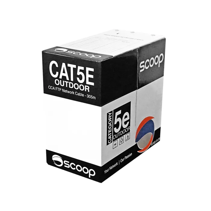 Кабель FTP 5E 8×0,52 мм черный (Андижан)