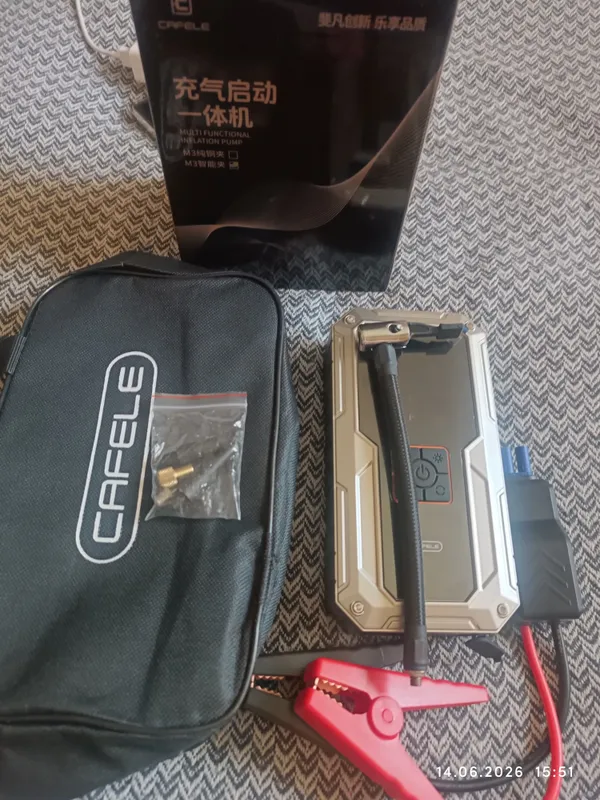 avto power bank+nasos. — фото 1