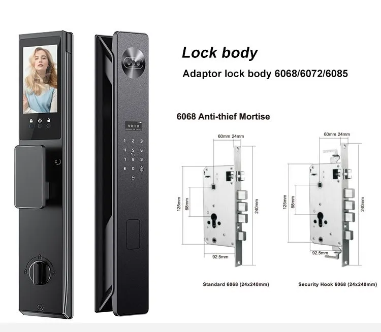 Умный замок, Электронный замок, Для любой двери, Smart lock, Face id 2 Умный замок, Электронный замок, Для любой двери, Smart lock, Face id 2