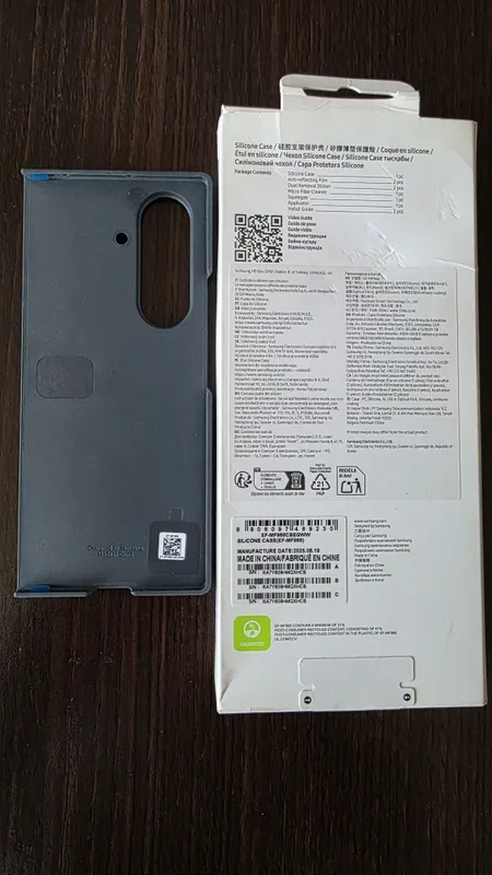 Samsung Z Fold 7 silicone case чехол — фото 3