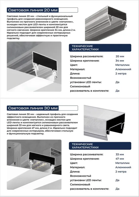 Профиль для натяжного потолка — фото 5