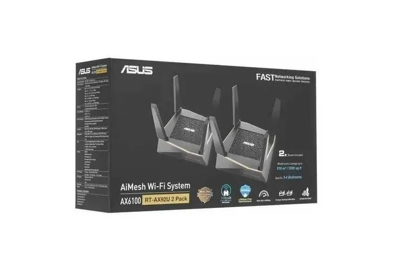 ^ Wi-Fi router ASUS RT-AX92U 2-Pack-AX6100 3