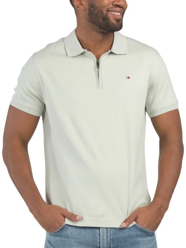 Футболка поло Tommy Hilfiger zip.p-M. 1 Футболка поло Tommy Hilfiger zip.p-M. 1