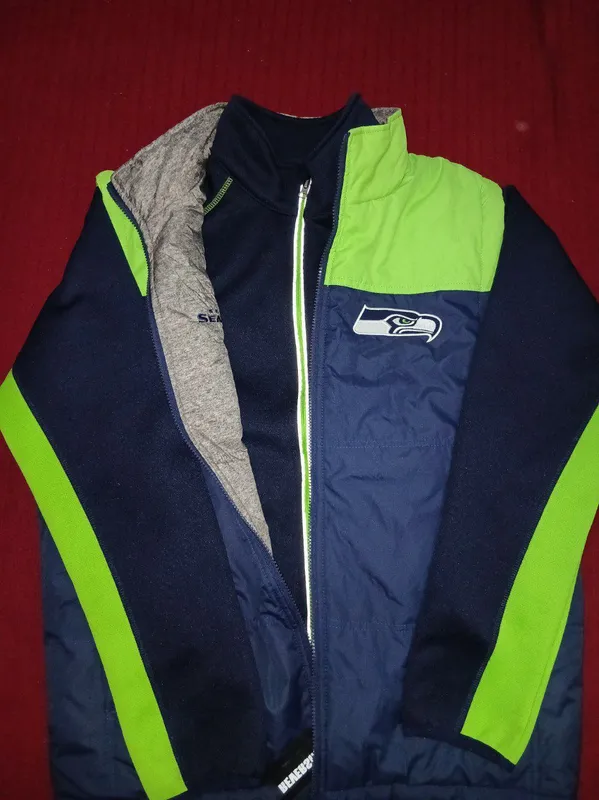 Из США комплект, кофта и двухстороняя желетка,бренда Seattle Seahawks! — фото 2 Из США комплект, кофта и двухстороняя желетка,бренда Seattle Seahawks! — фото 2