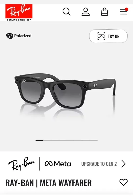 Rayban Meta Rayban WayFarer Shiny Black S50 Green 4006 Meta — фото 2 Rayban Meta Rayban WayFarer Shiny Black S50 Green 4006 Meta — фото 2