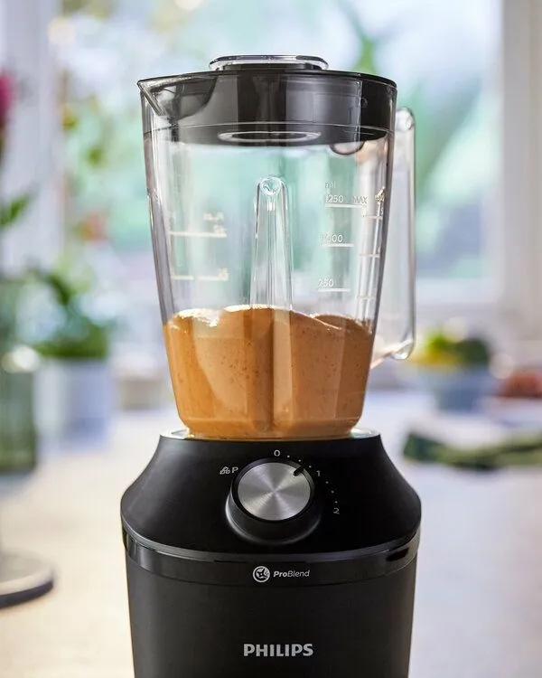 Блендер Philips HR2291/41, 600Вт, черный, 2л, для измельчения льда 5
