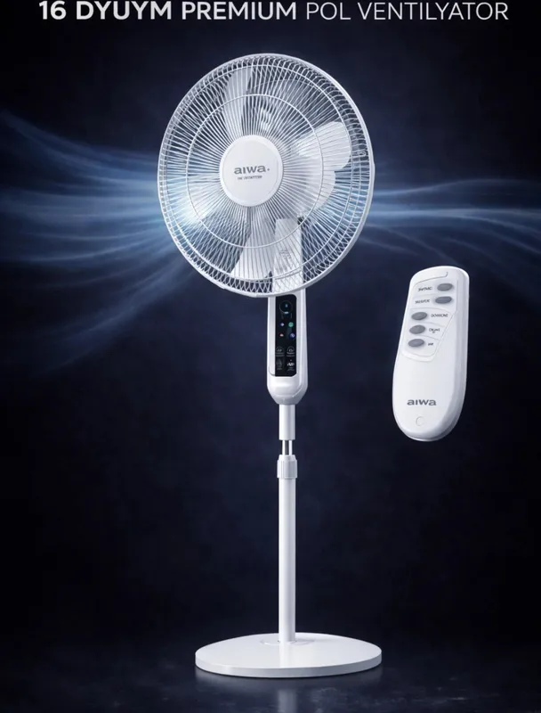 AIWA Pol ventilyatori va pulti bilan 3 AIWA Pol ventilyatori va pulti bilan 3
