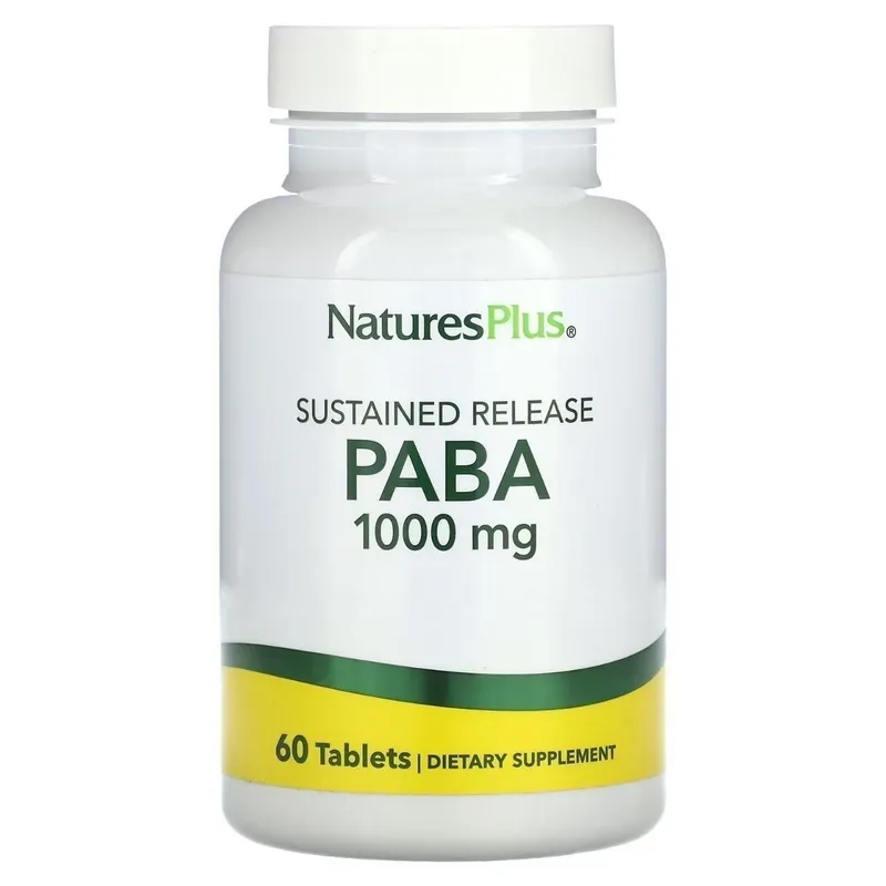 ПАБА 1000 NaturesPlus,PABA1000 мг60 таблеток — фото 2