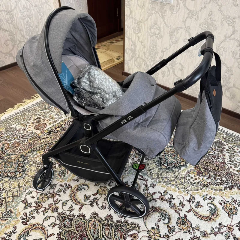 Детская прогулочная коляска New Lux Z(серая) 4 Детская прогулочная коляска New Lux Z(серая) 4