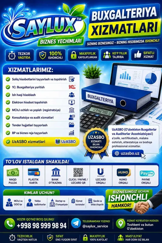 Buxgalteriya va Soliq xizmati