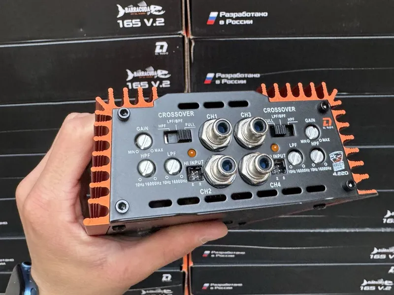 4-канальный усилитель dl audio raven compact 4.220 D class(usilitel) — фото 2