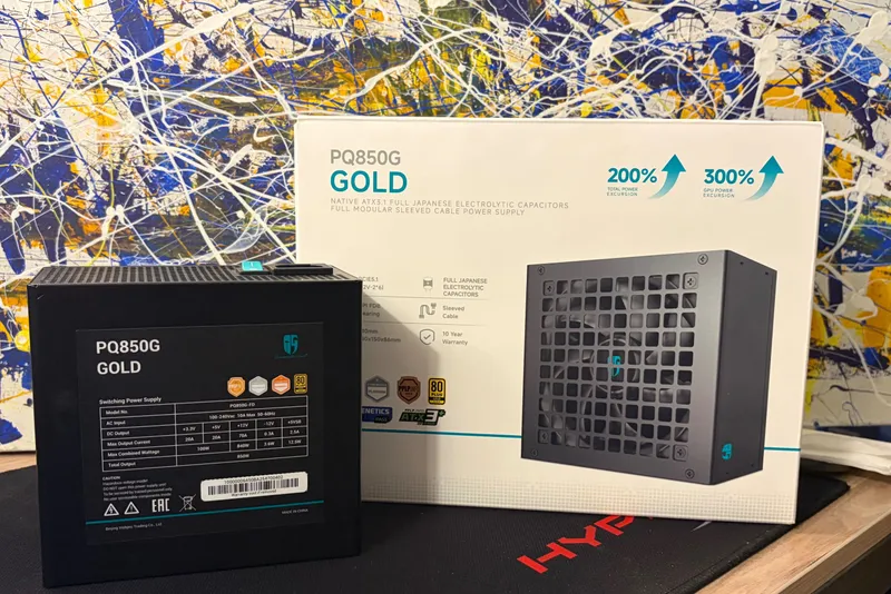 Deepcool PQ850G 80+ Gold quvvat bloki Deepcool PQ850G 80+ Gold quvvat bloki