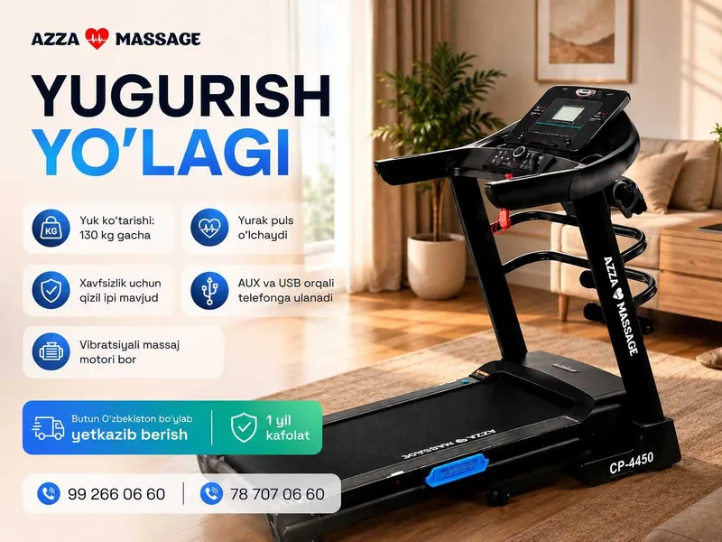 Uyingizda yugurish yo'lagi bilan o'z fitness zalingizni yarating 1