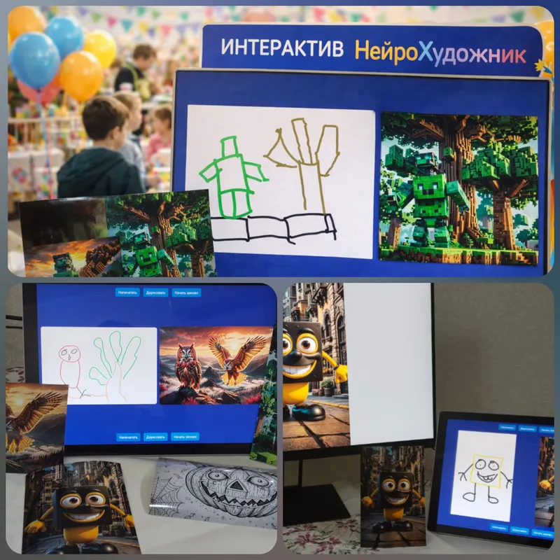 Интерактив НейроХудожник
