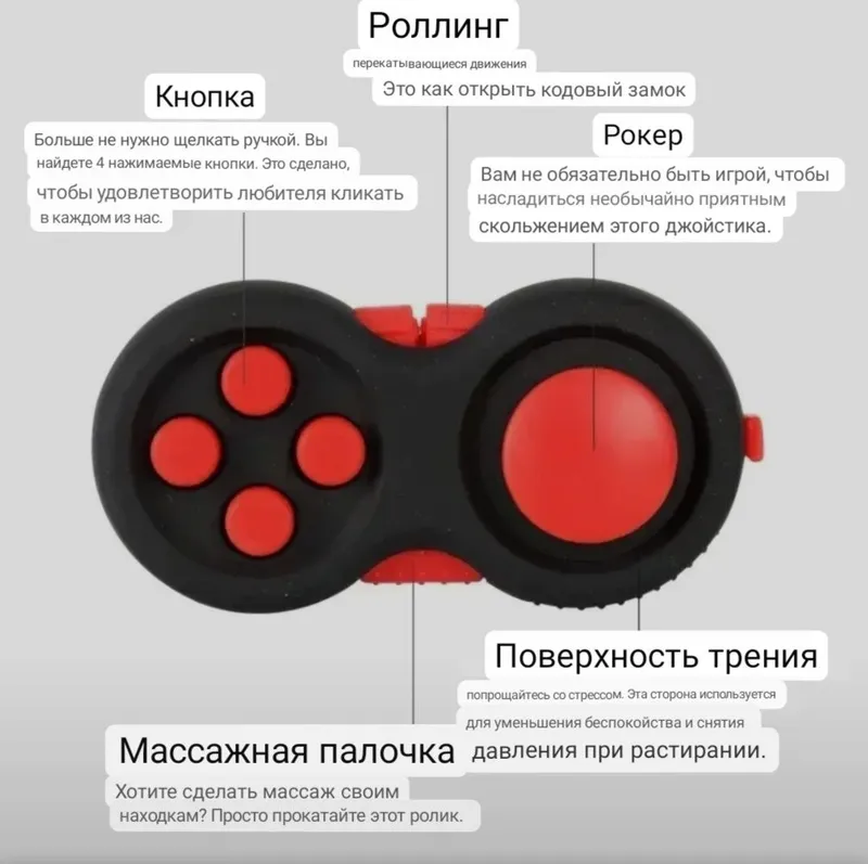 MOONBIFFY Антистресс-брелок — фото 3