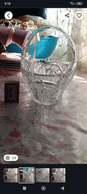 Хрустальная ваза