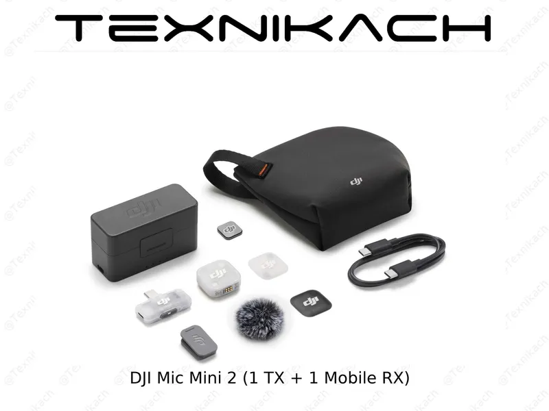 Новый DJI Mic Mini 2 (1 TX + 1 Mobile RX) Доставка