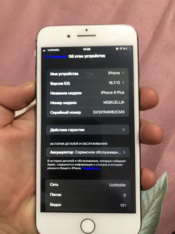 Iphone 8+ 64 talik xolati yaxshi 3