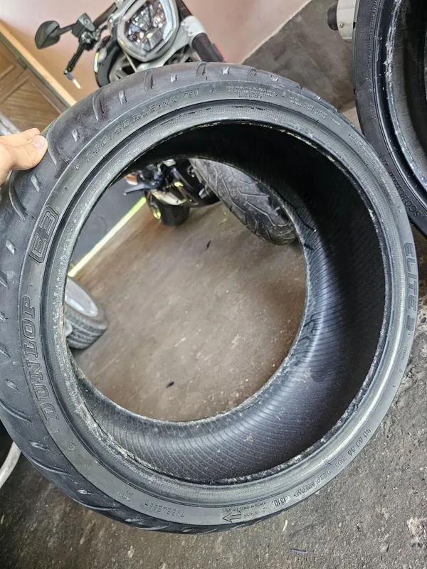 Покрышки от harley davidson 240/40R18 120/70R19 Передний 120/70 — фото 5