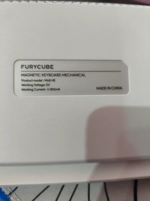 Магнитная клавиатура Furycube m68 he — фото 1