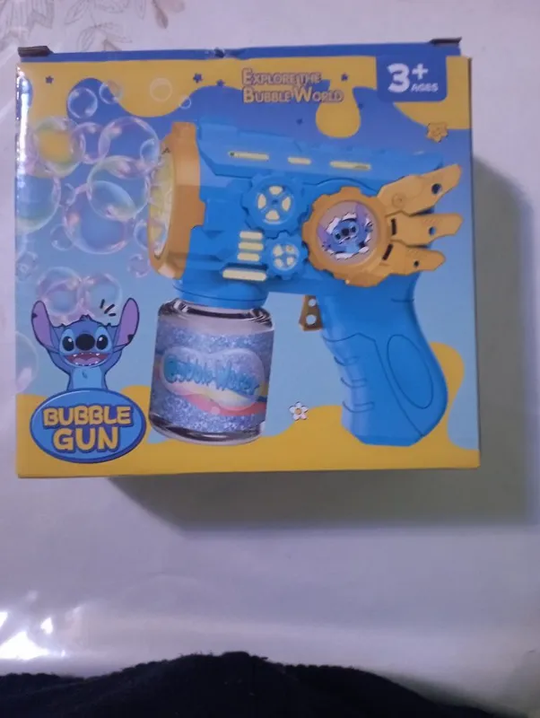 Bubble gun детский игровой пистолет для детей пистолет для пузерей — фото 2
