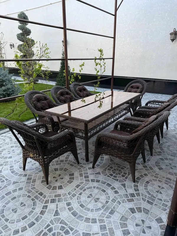Stol stul mebel Ratan To'qima stol stullar OPTIM NARHIDA DONAGA Ham — фото 4