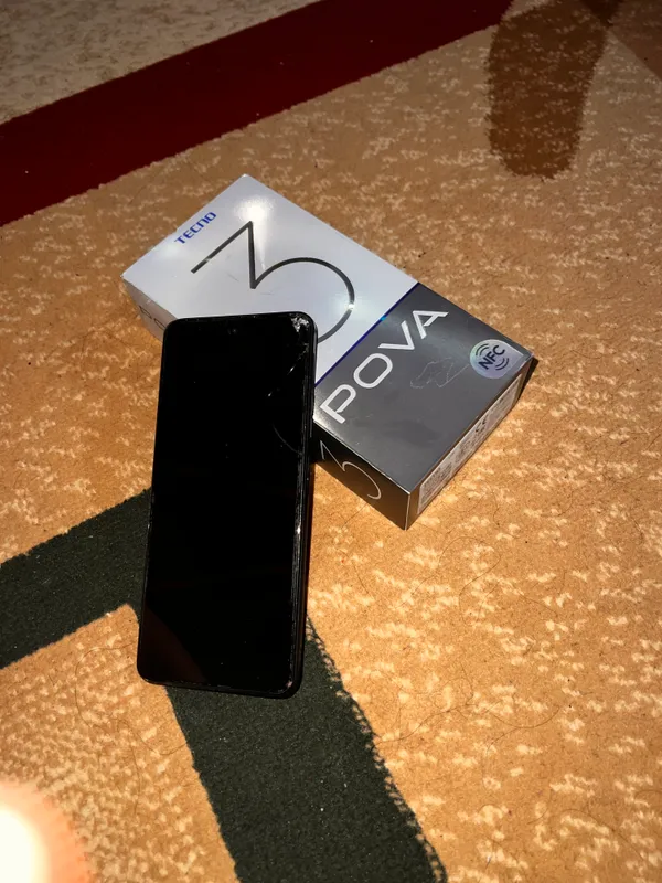 TECNO POVA3.7000mAh batary ekrn singan 6 oy iwlagn 2
