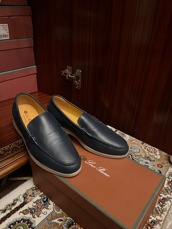 Лоферы Loro Piana из натуральной кожи 3 Лоферы Loro Piana из натуральной кожи 3