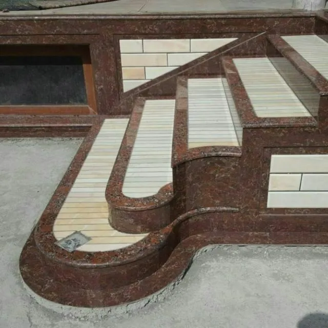 Granit tiravertin kafel ishlarini qilamiz — фото 4