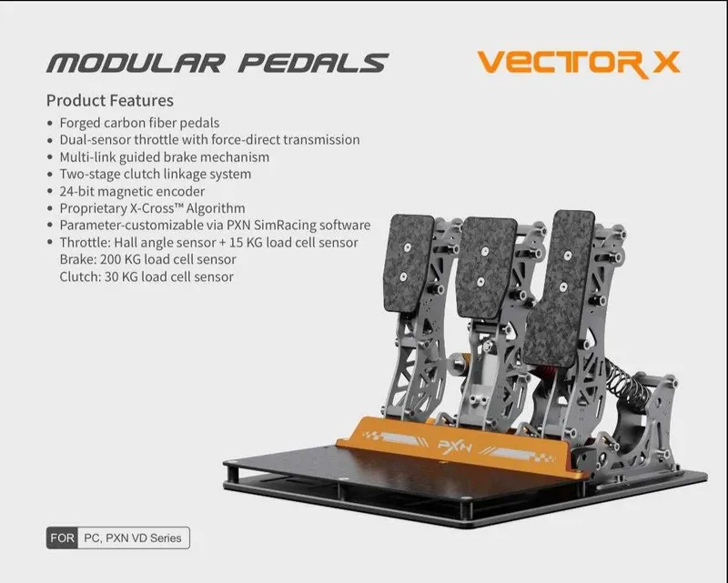 a28electronics -PXN - Vector X педали 1