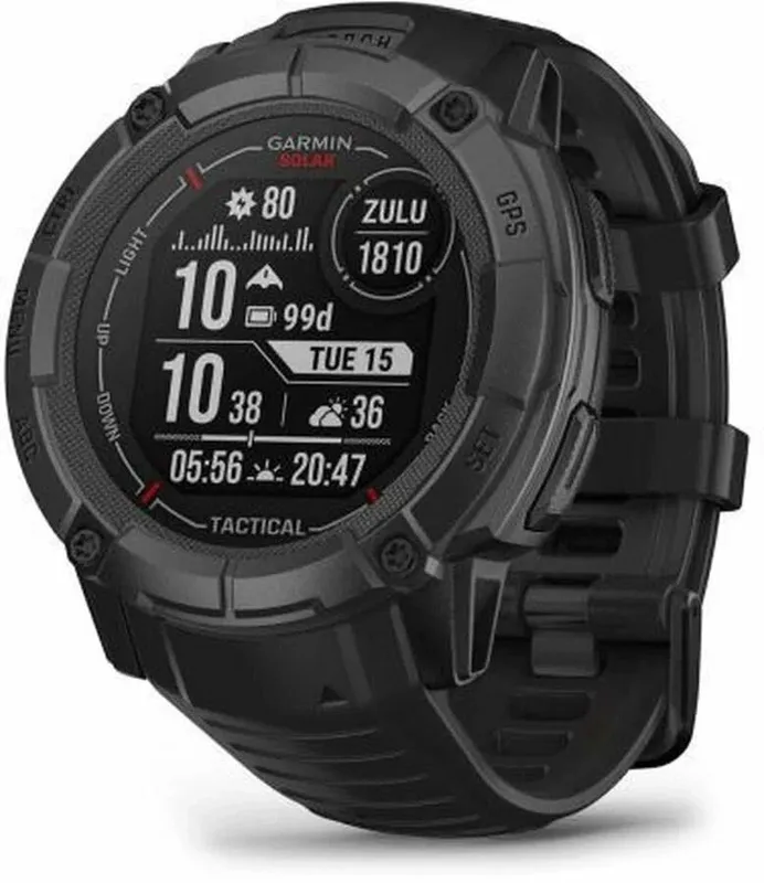 Смарт-часы Garmin Instinct 2X Solar Tactical Edition, Black 1