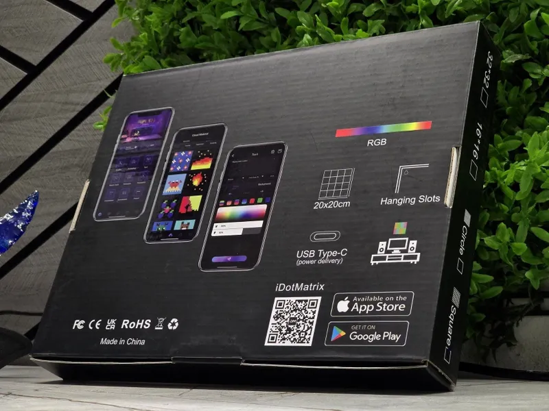 Портативный дисплей Pixel 32x32 3