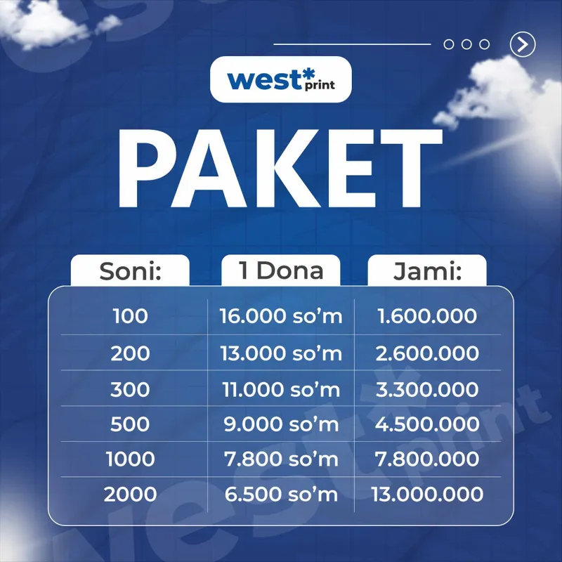 Qog'oz paketlar | Turli O'lchamdagi Paketlar 2 Qog'oz paketlar | Turli O'lchamdagi Paketlar 2
