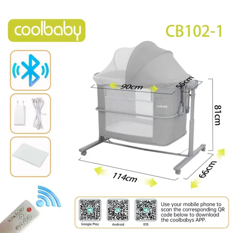 Coolbaby elektronniy belanchak, lyulka manej bo'ladi 0+ kravat xam bol 1 Coolbaby elektronniy belanchak, lyulka manej bo'ladi 0+ kravat xam bol 1