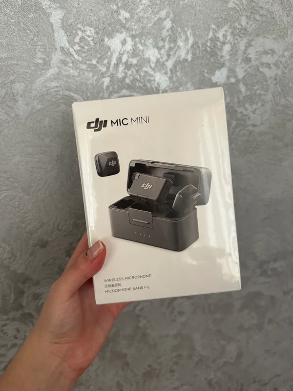 -Микрофон Dji mic mini черный 2 -Микрофон Dji mic mini черный 2
