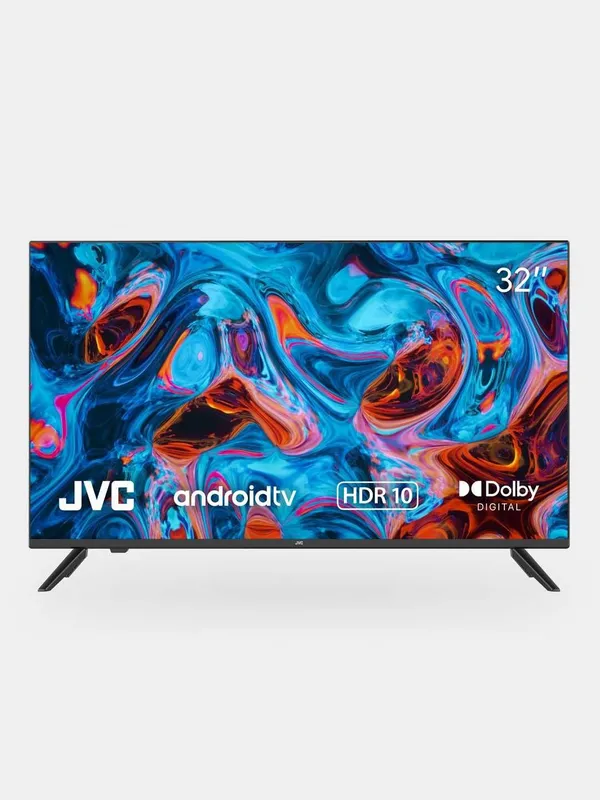 Телевизор JVC 32N3105 HD Smart TV, Android 11, Bluetooth, Wi-Fi