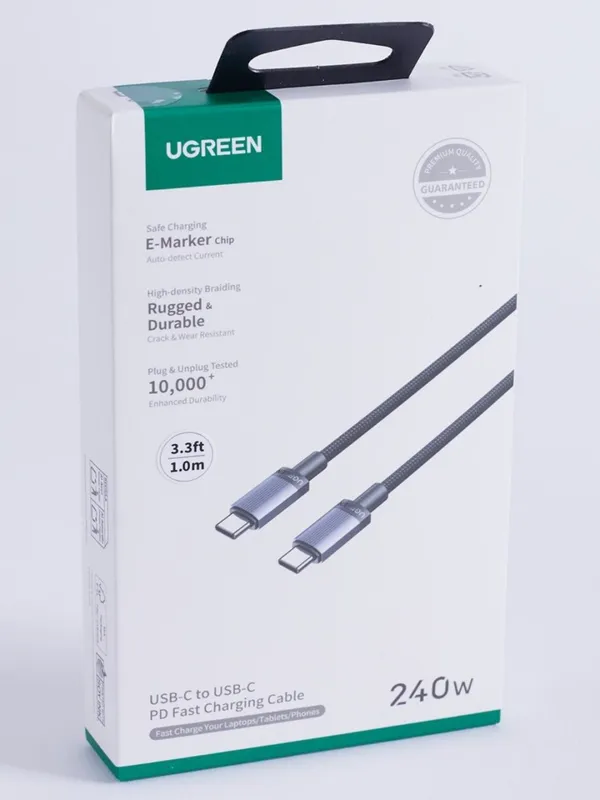 UGREEN Кабели для зарядки 60Вт 100Вт 240Вт Быстрая зарядка — фото 4