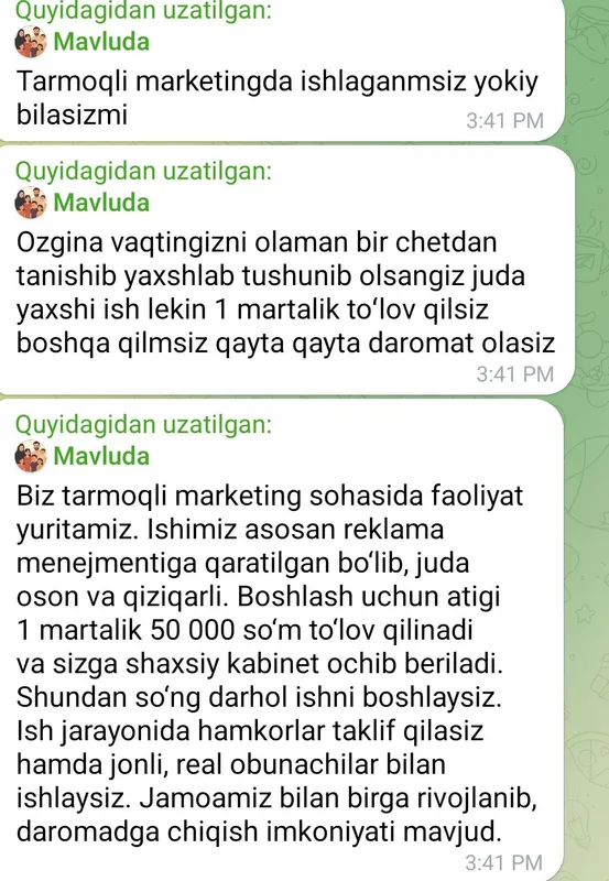 Onlayn  tarmoqli marketing  pul topiw — фото 4