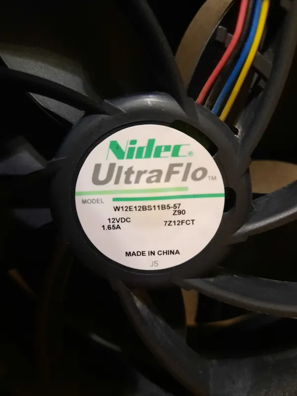 Вентилятор, Куллер для Асика..Nidec UltraFlo ,,12см. 1.65ампер.. Ориг — фото 2