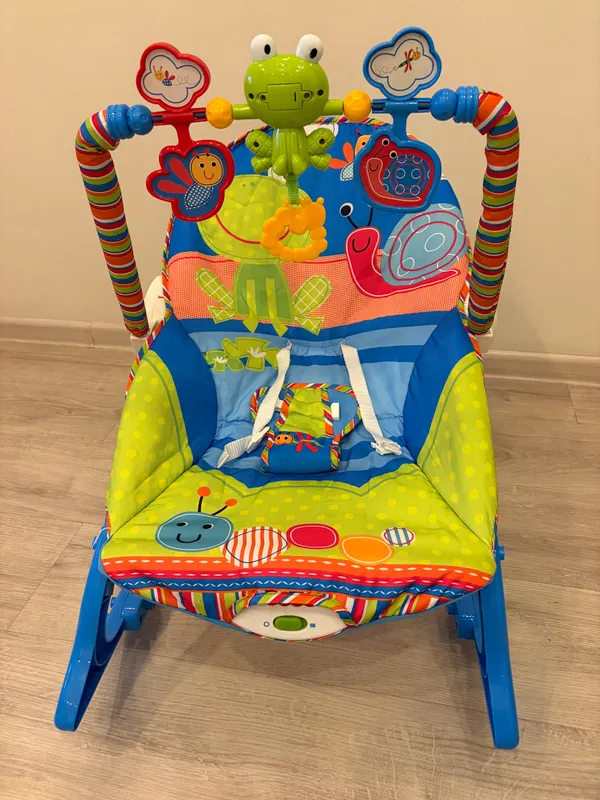 Шезлонг детский Fisher Price до 18 кг — фото 1