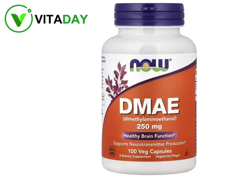 NOW Foods DMAE ДМАЭ 250 мг 100 капсул