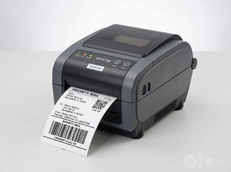 Xprinter XP-470B — Termik etiketka printeri (4 dyuym) 1 Xprinter XP-470B — Termik etiketka printeri (4 dyuym) 1