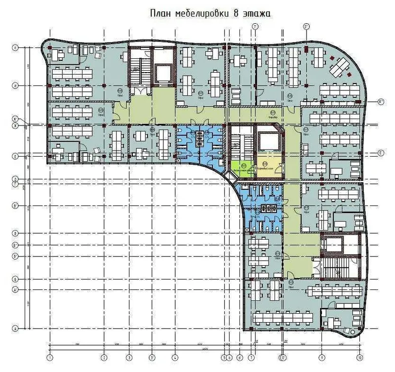 Аренда офисов в бизнес-центре Onyx 270 кв / 860 / 610 — фото 9