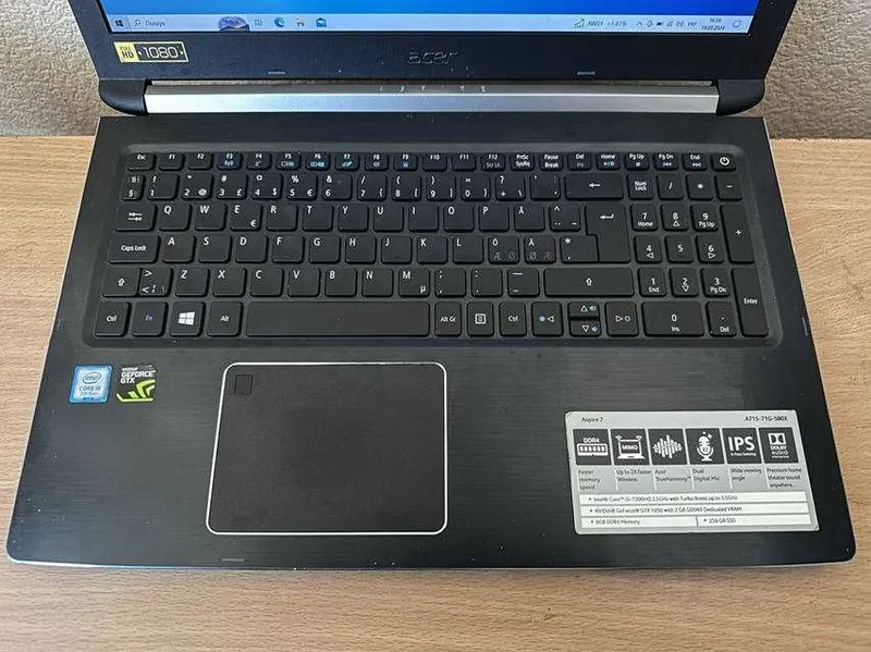 Gaming NOUTBOOK Acer aspire a715 71g — фото 1