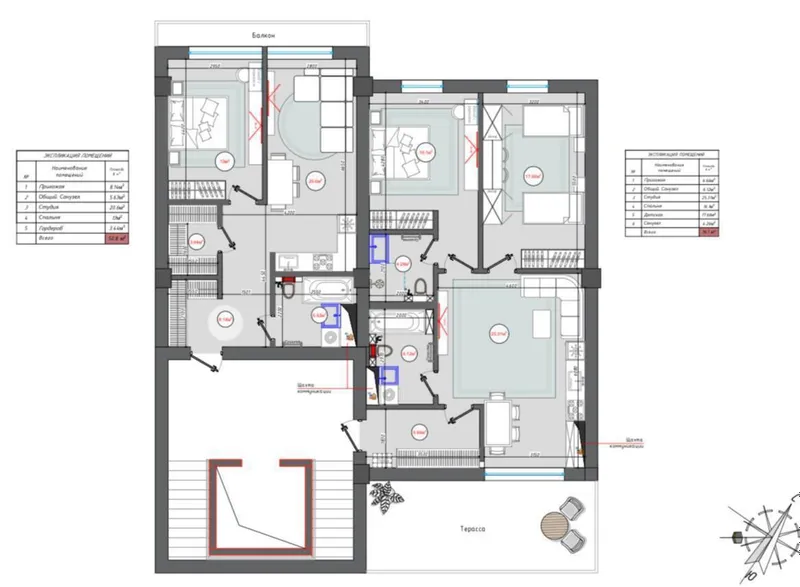 5 xonali kvartira, 170 m2, Yakkasaroy 4 5 xonali kvartira, 170 m2, Yakkasaroy 4