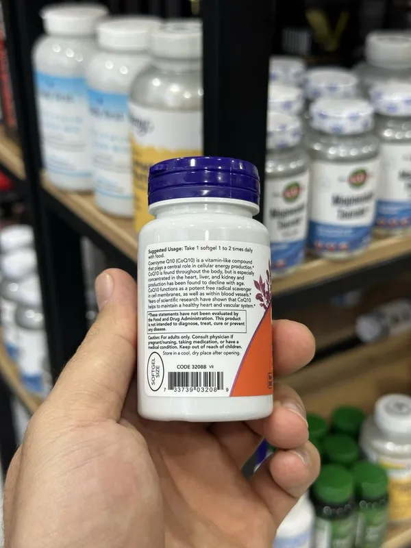 Now CoQ10 100 mg, 50 kapsula 4 Now CoQ10 100 mg, 50 kapsula 4