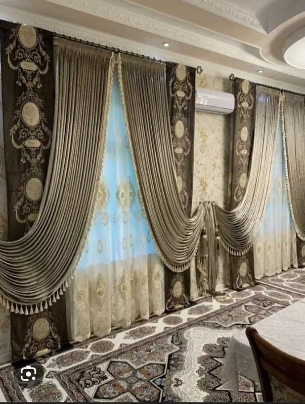 Шьём элитные шторы и пакрывало качественно (Элита парда тикамиз) — фото 4