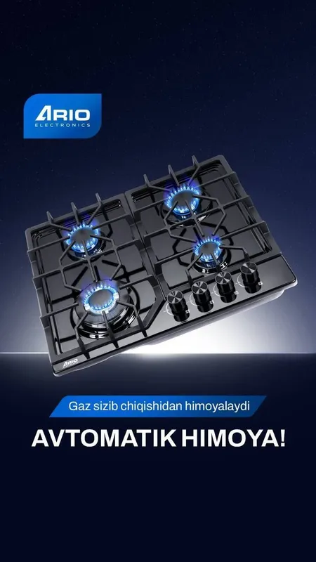 Gaz panel. Gaz plita