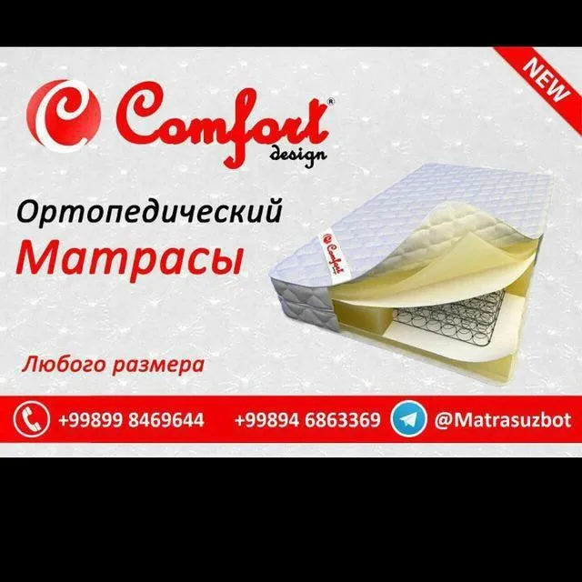 Ortopedik matraslar va komfort matraslar